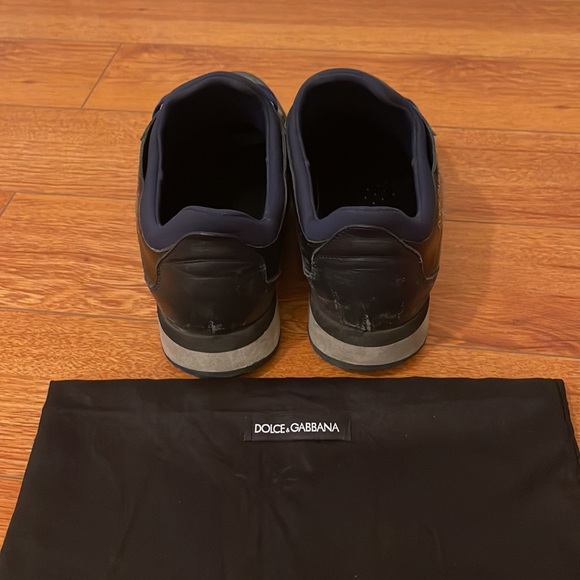 DOLCE & GABBANA
Color-block pebbled-leather, suede and neoprene sneakers! - Picture 5 of 5